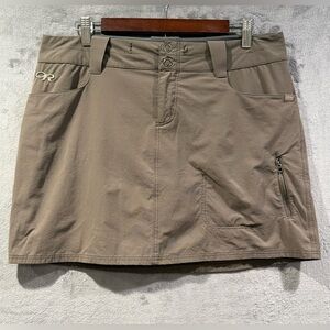 Outdoor Research Brown Skirt Skort Womens Size 10 Hiking Tennis Pickleball Trail